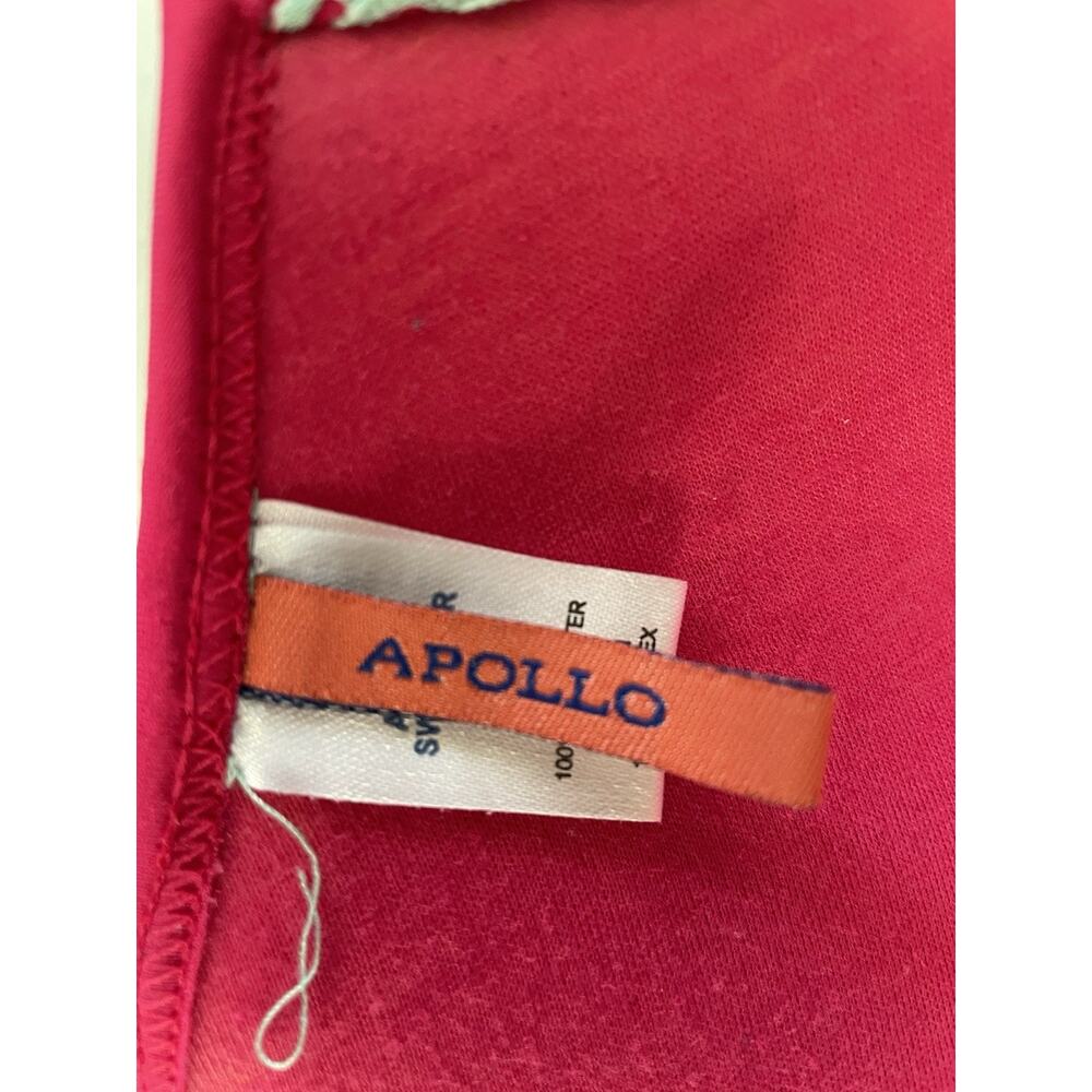 Apollo Swim Bikini Swimsuit Color Block Mesh Plunge Swimwear - Picture 10 of 11